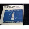 Image 2 : 2955. WW II Patriotic Window Sticker. Scarce & Nice. 