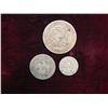 Image 2 : 2989. 1876 Year Set of Seated Liberty Silver Coins .10c, .25c. & .50c.