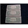 Image 2 : 3005. Series 1957, 57A, & 57B Set of $1 Silver Certificates. Circ.