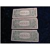 Image 2 : 3006. Series 1957, 57A, & 57B Set of $1 Silver Certificates. Circ.
