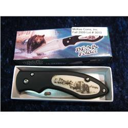 3013. Bear Folder No. 15-242 Pocket Knife. New in box.