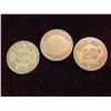 Image 2 : 3025. Set of Three Anamosa, Iowa Prison Tokens.