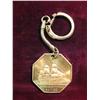 Image 1 : 3038. 1841-1921 Charles W. Morgan Octagonal Medal Key Ring. BU.