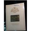Image 1 : 3130. Commonwealth of Dominica 23K Gold Stamp.