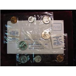 3229. 1952D & S BU. Year Sets, No Half Dollars. Dan Brown