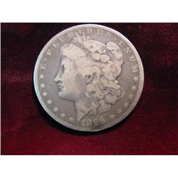 3354. 1896P Morgan Dollar. VG, Damaged