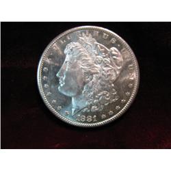 3357. 1881S Morgan Dollar. BU Proof Like.