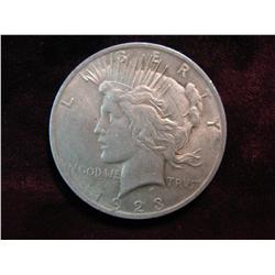 3360. 1923P Peace Dollar. EF.