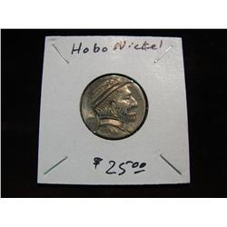 3381. Hobo Nickel, Ball Cap and Beard.