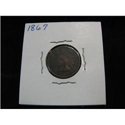 3388. 1867 Indian Head Cent. G. Dark.