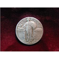 3457. 1930P Standing Liberty Quarter. VF.