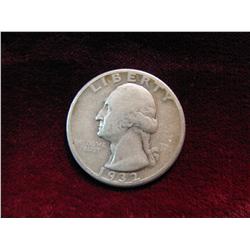 3459. 1932D Washington Quarter. VF.