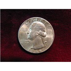 3460. 1946P Washington Quarter. BU.