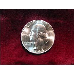 3461. 1946P Washington Quarter. BU.