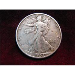 3468. 1934P Walking Liberty Half Dollar. EF.