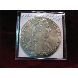 3474. 1780 Restrike Austria Maria Theresa Thaler. BU. 