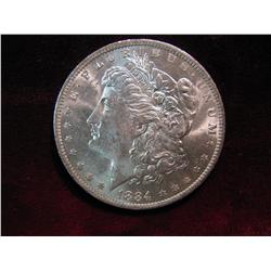 3493. 1884O Morgan Dollar. BU.
