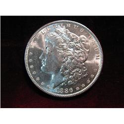 3503. 1886P Morgan Dollar. Gem BU.