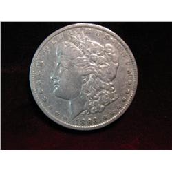 3519. 1893CC Morgan Dollar. VF.