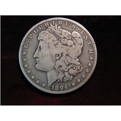 3520. 1894O Morgan Dollar. F.