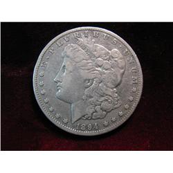 3521. 1894O Morgan Dollar. VF.