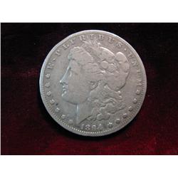 3522. 1894S Morgan Dollar. F.