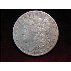 3528. 1896S Morgan Dollar. VF.