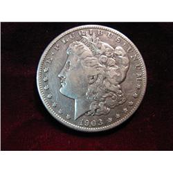 3540. 1903S Morgan Dollar. VF.