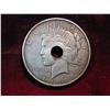 Image 1 : 3544. 1922P Peace Dollar. VF with Hole in the Head.