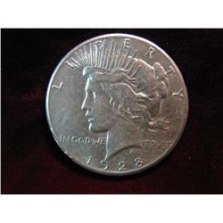 3549. 1928P Peace Dollar. Unc.