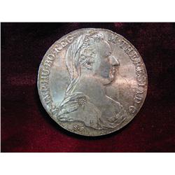 3553. 1780 Restrike Austria Maria Theresa Thaler. BU.
