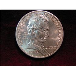 3559. 1918 Illinois Commemorative Half Dollar. BU.