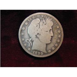 3568. 1899O Barber Half Dollar. G.