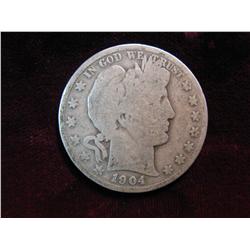 3569. 1904S Barber Half Dollar. G.