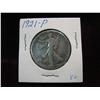 Image 1 : 3574. 1921P Walking Liberty Half. VG.