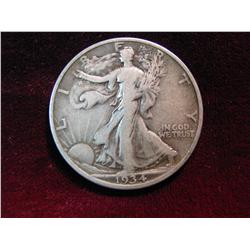 3577. 1934S Walking Liberty Half. F+.