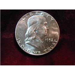 3581. 1952P Franklin Half Dollar. BU.