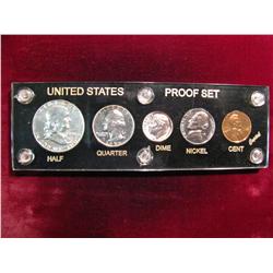 3598. 1955 US Proof Set. In Capital Holder.