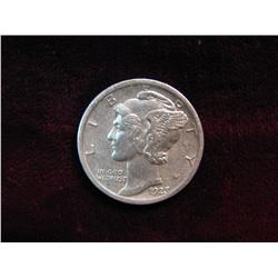 3651. 1923P Mercury Dime. AU.
