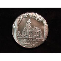 3658. Terrace Hill, Iowa's Governors Manson Bronze Medal. 