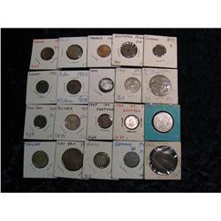 3659. (20) Mixed Foreign Coins 1856-1975.