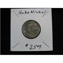 3675. Hobo Nickel. Bald Head and Beard.