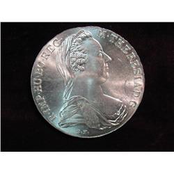 3681. 1780 Restrike Austria Maria Theresa Thaler. BU.