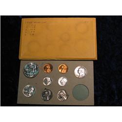 3687. 1956 Half Mint Set. Nice and Original.