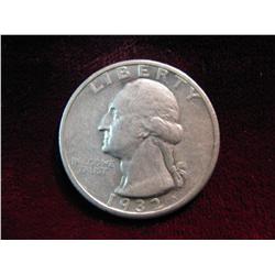 3698. 1932S Washington Quarter. EF.