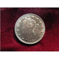 3704. 1883 No-Cents Liberty Nickel. BU.