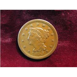 3723. 1853 US Large Cent. EF.