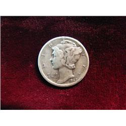 3727. 1943/1 Mercury Dime. F-VF.