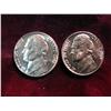 Image 1 : 3735. (2) 1941P Jefferson Nickels. BU.