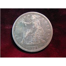 3738. 1878S US Trade Dollar. EF.